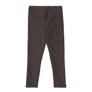 NEW TOCOTO VINTAGE girl's glitter leggings in gold